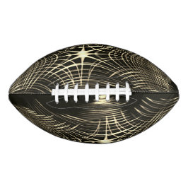 波で繰り返され、交差するカーキ線 アメリカンフットボール