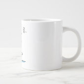 波とコーヒーとアザラシ ジャンボコーヒーマグカップ (右)