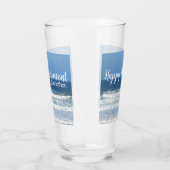 波とサーフィンの退職祝い タンブラーグラス (左)