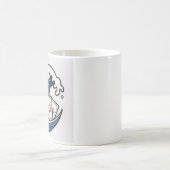 波とタロットカード コーヒーマグカップ (中央)