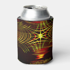 波と光の効果で繰り返される線 缶クーラー