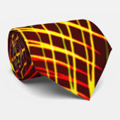 波と光の効果の繰り返し線？赤味のある ネクタイ (ロール)