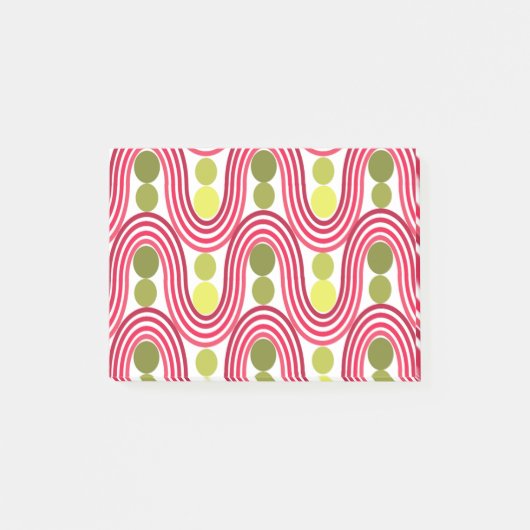 波と円 ポストイット (正面)