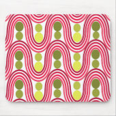 波と円 マウスパッド (正面)