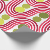 波と円 ラッピングペーパー (角)