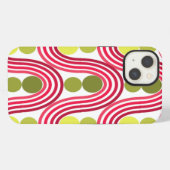波と円 iPhoneケース (裏面横)