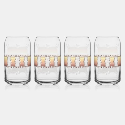 波と大きい石0893 ガラス缶 (裏面)