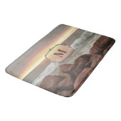 波と大きい石0893 バスマット (アングル)