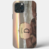 波と大きい石0893 Case-Mate iPhoneケース (裏面)