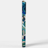 波と太陽光線ステンドグラスアート Case-Mate iPhoneケース (裏面 / 右)