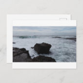 波と岩はがき ポストカード (正面/裏面)