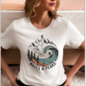 波と峰 Tシャツ