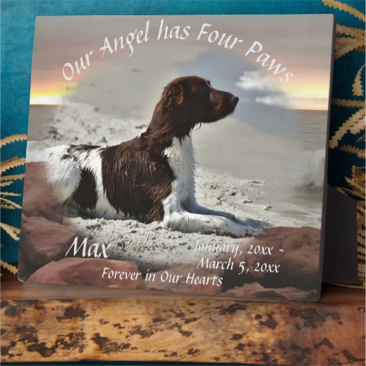 波と巨石のペットメモリアル0893 フォトプラーク