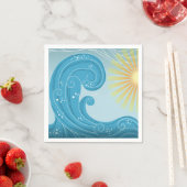 波と日差し スタンダードカクテルナプキン (インサイチュ)