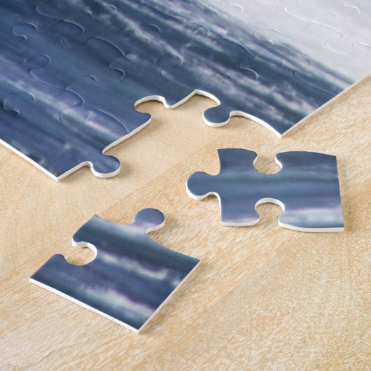 波と石 ジグソーパズル (側面)