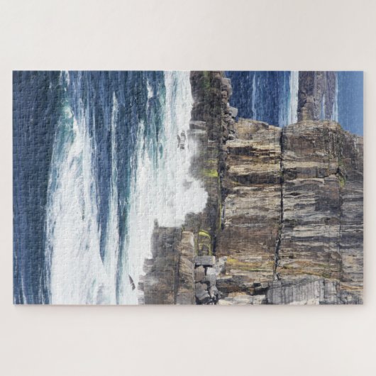 波と石 ジグソーパズル (横)