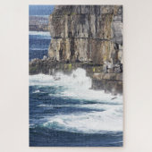 波と石 ジグソーパズル (縦)