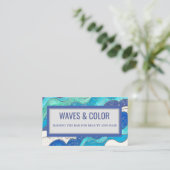 波と色 名刺 (スタンド正面)