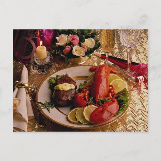 波と芝 ポストカード (正面)