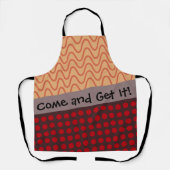 波と雨 エプロン (正面)