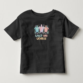 波と驚きの夏 トドラーTシャツ
