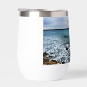 波と魚釣り船が海に乗り (右面)