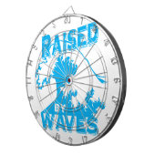 波によって引き上げられる ダーツボード (正面右)