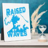 波によって引き上げられる フォトプラーク (側面)