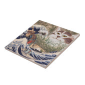 波に乗った超自然素晴らし猫 タイル (側面)