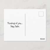 波に乗った超自然素晴らし猫 ポストカード (裏面)