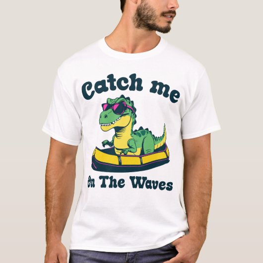 波に乗ってつかまえて Tシャツ (正面)