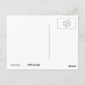 波に乗ってる！ ポストカード (裏面)