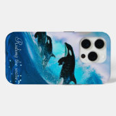波に乗って Case-Mate iPhoneケース (裏面 (横))