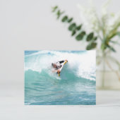 波に乗ること ポストカード (スタンド正面)