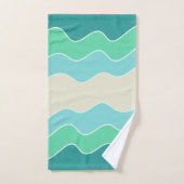 波に乗るバスタオルセット バスタオルセット (ハンドタオル)