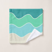 波に乗るバスタオルセット バスタオルセット (ウォッシュタオル)