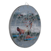 波に乗る ダーツボード (正面左)