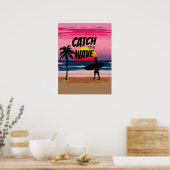 波に乗る ポスター (キッチン)