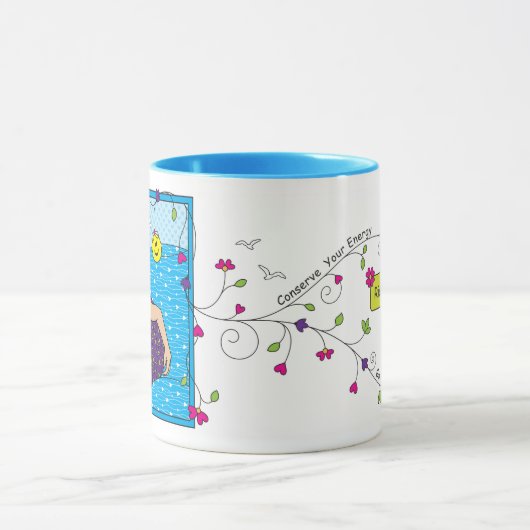 波に乗る マグカップ (中央)