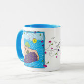 波に乗る マグカップ (正面左)