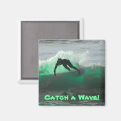 波に乗る マグネット (正面/裏面)