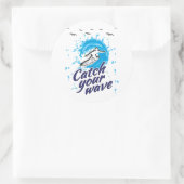 波に乗る ラウンドシール (バッグ)