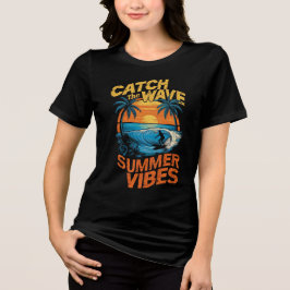 波に乗る、夏の雰囲気 トライブレンドTシャツ
