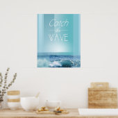 波に乗る |海青 ポスター (キッチン)