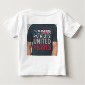 "波に乗る:海Vibesティー" ベビーTシャツ (裏面)