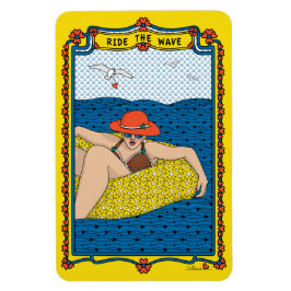 波に乗る_A_冷蔵庫 マグネット