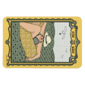 波に乗る_B_冷蔵庫 マグネット (横)