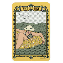 波に乗る_B_冷蔵庫 マグネット