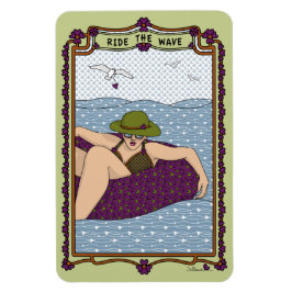 波に乗る_C_冷蔵庫 マグネット