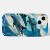 波に乗る Case-Mate iPhoneケース (裏面 (横))